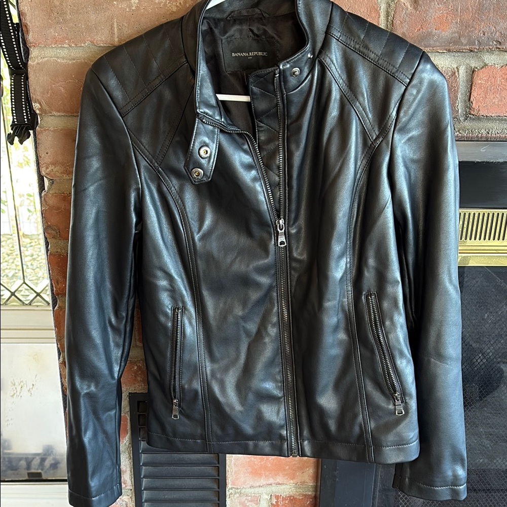Women's Black Leather Jacket
